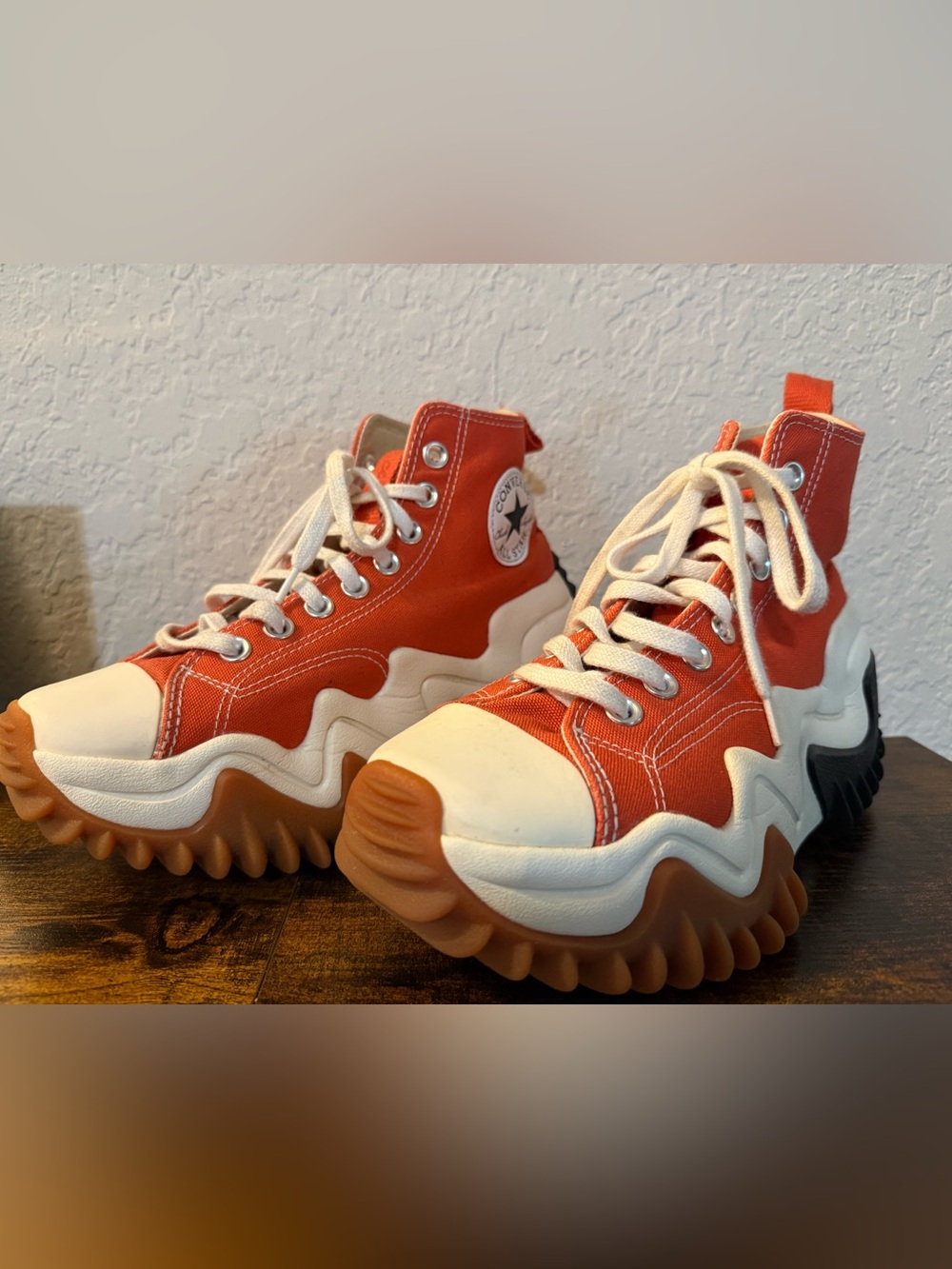 Converse Run Star Motion Platform High Color Mantra Orange Men's 6.5 Womens 8